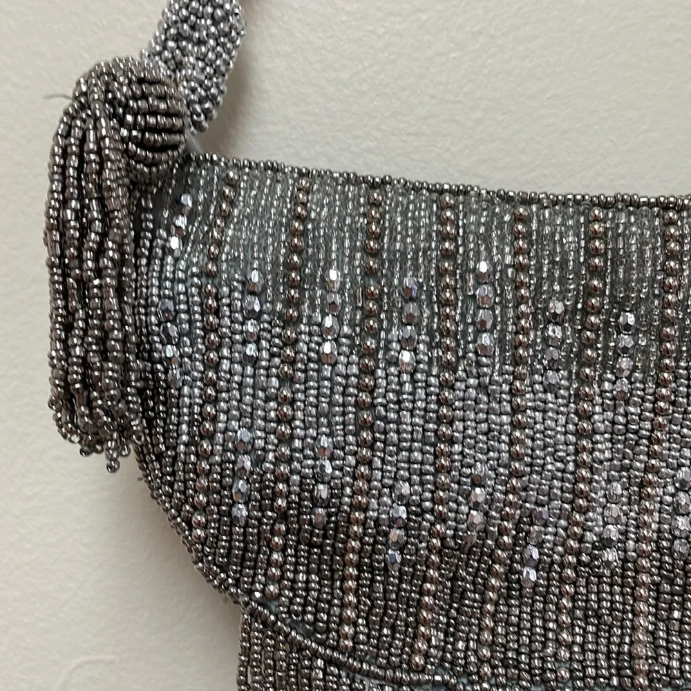 New Anthropologie Mini Half Moon Beaded Shoulder Bag!!🔥🔥🔥 - Picture 8 of 16